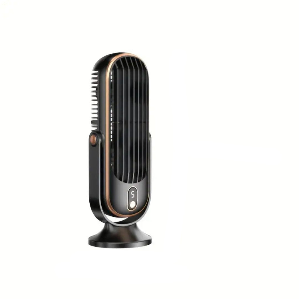 Battery-Powered Table Fan - Quiet, Compact Design, USB Rechargeable 5