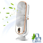 Battery-Powered Table Fan - Quiet, Compact Design, USB Rechargeable 6