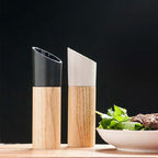 Beech Wood Kitchen Grinder Set - Best Salt and Pepper Grinders for Stylish Seasoning 3