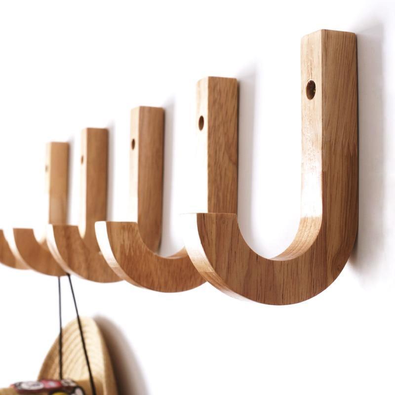 Birch Wall Hooks - Durable, Water-Resistant Coat Hooks for Wall Storage 0