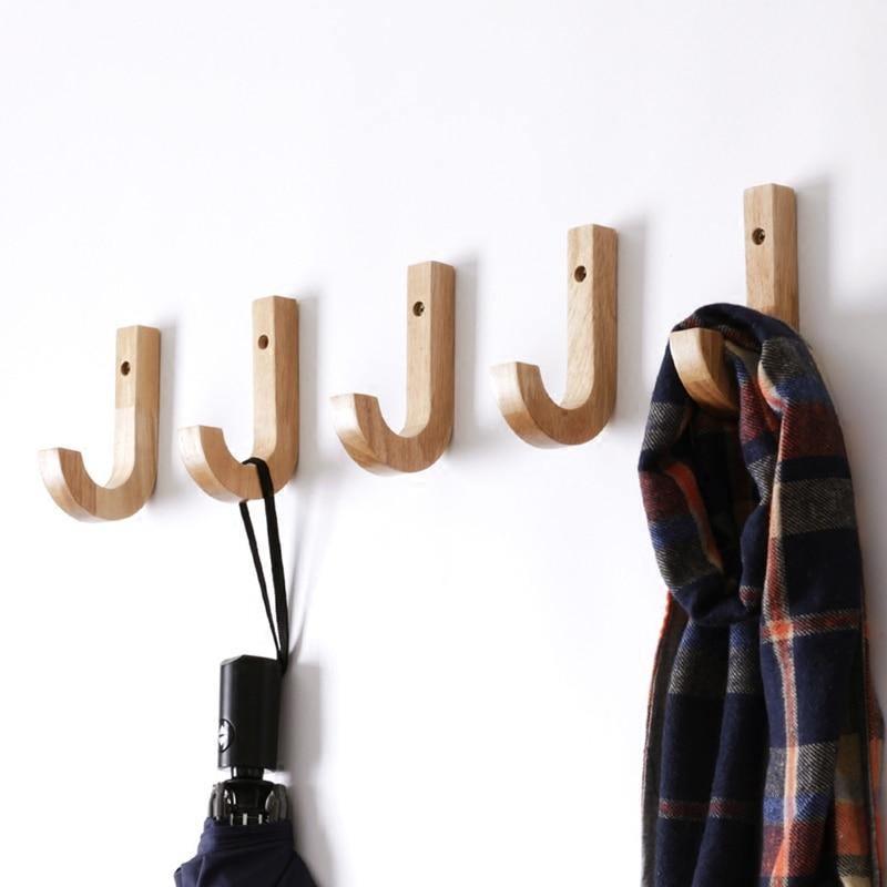 Birch Wall Hooks - Durable, Water-Resistant Coat Hooks for Wall Storage 1