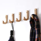 Birch Wall Hooks - Durable, Water-Resistant Coat Hooks for Wall Storage 1