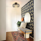 Birdcage Ceiling Lamp - Modern Black Iron Pendant Light Fixture 4