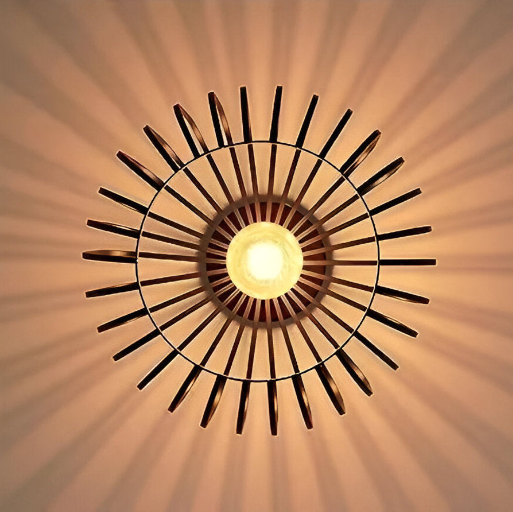 Birdcage Ceiling Lamp - Modern Black Iron Pendant Light Fixture 7