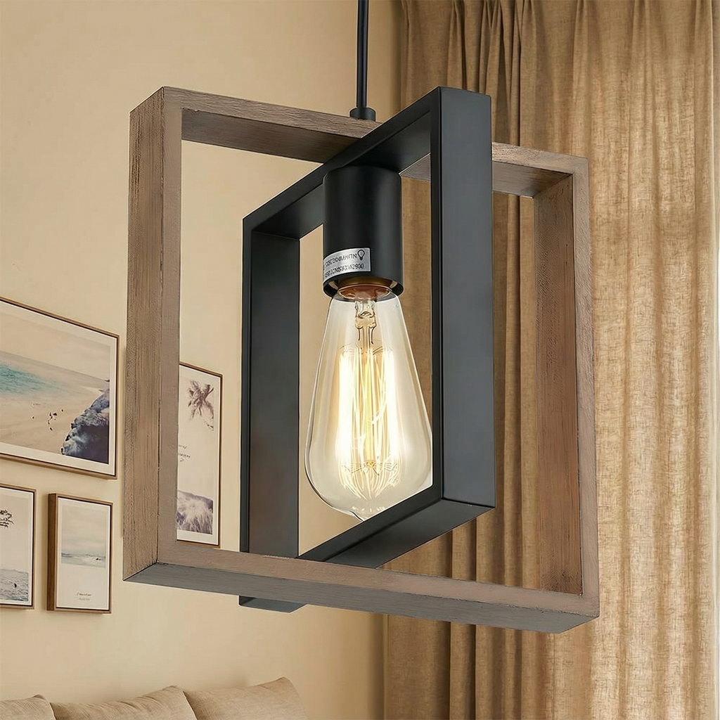 Black Pendant Light - Stylish Kitchen Pendant Lighting for Dining Areas 0