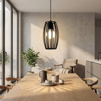 Black Pendant Light - Stylish Nordic Design for Kitchen Island Lighting 1
