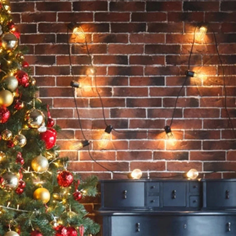 Black Solar String Lights Outdoor - Weatherproof, Minimalist Design, 10-30 LEDs 11
