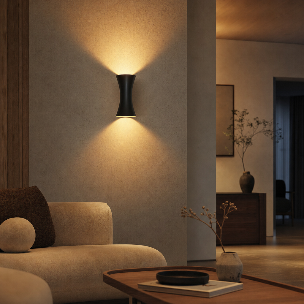 Black Wall Light - Modern Sconce for Soft Ambient Illumination 2