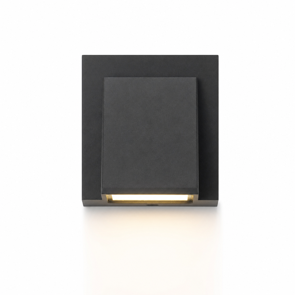 Black Wall Sconce - Modern Design for Ambient Bathroom Lighting 0