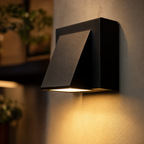 Black Wall Sconce - Modern Design for Ambient Bathroom Lighting 1