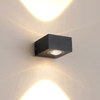Black Waterproof Outdoor Wall Lamp – Dual Direction LED Wall Sconce Lighting for Elegant Outdoor Ambiance 1
