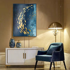 Blue Sea Canvas Prints - Stunning Aerial Ocean View Wall Art 3