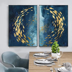 Blue Sea Canvas Prints - Stunning Aerial Ocean View Wall Art 5