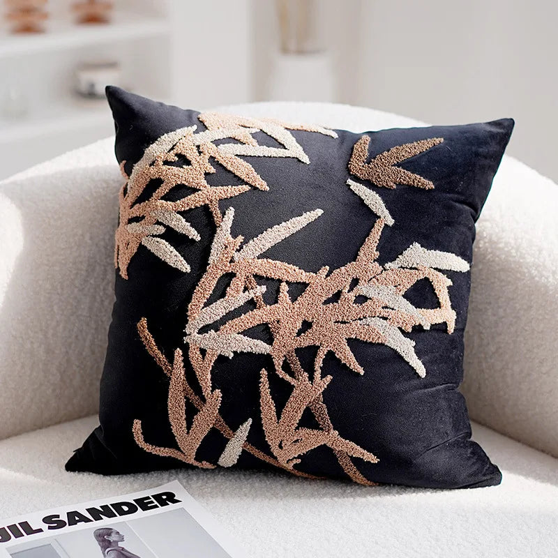 Bohemian Nordic Fusion Pillow Covers – 17.7x17.7 Inches, Soft Hues, Durable Polyester Cotton Blend 4