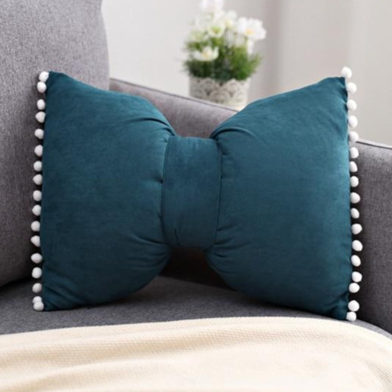 Bow-Shaped Throw Pillow - Unique Decorative Accent for Any Room 11