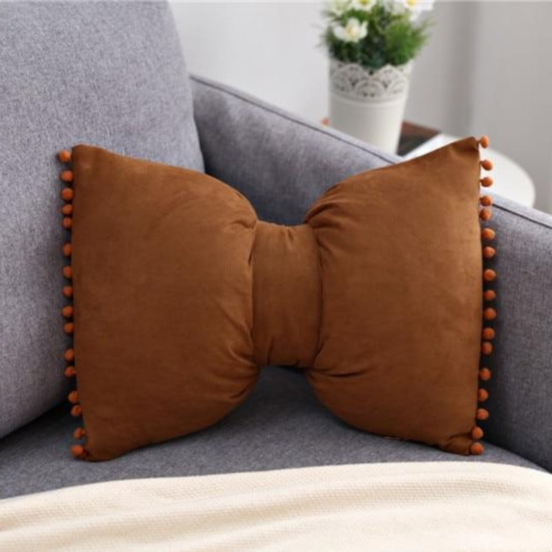 Bow-Shaped Throw Pillow - Unique Decorative Accent for Any Room 14