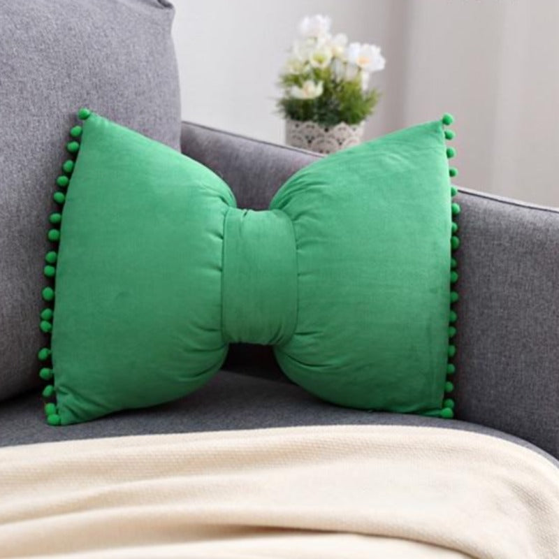 Bow-Shaped Throw Pillow - Unique Decorative Accent for Any Room 15