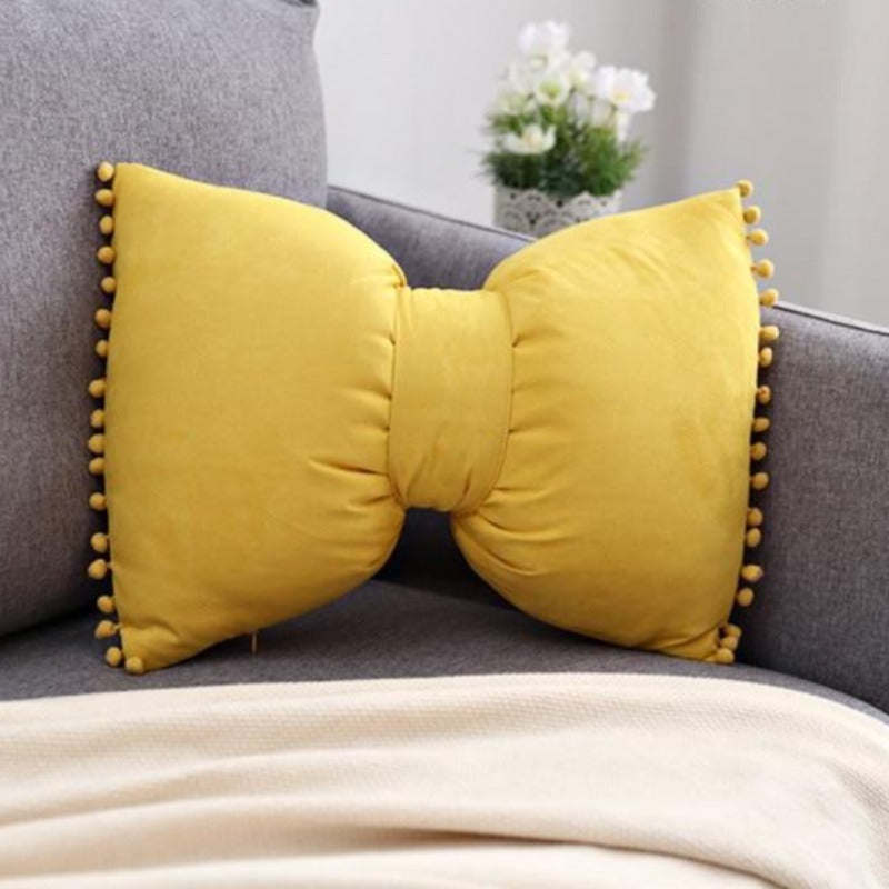 Bow-Shaped Throw Pillow - Unique Decorative Accent for Any Room 18