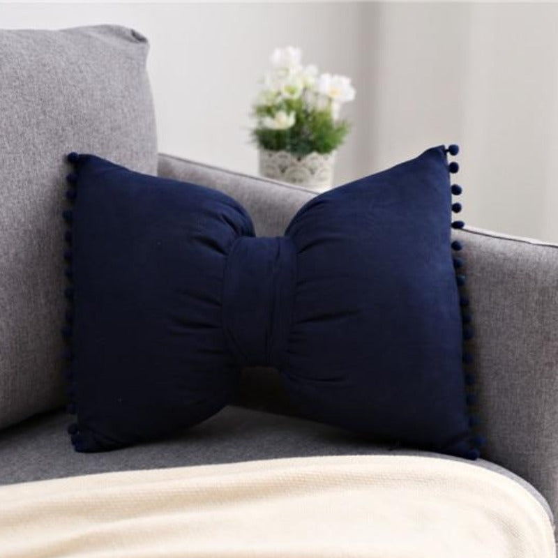 Bow-Shaped Throw Pillow - Unique Decorative Accent for Any Room 20