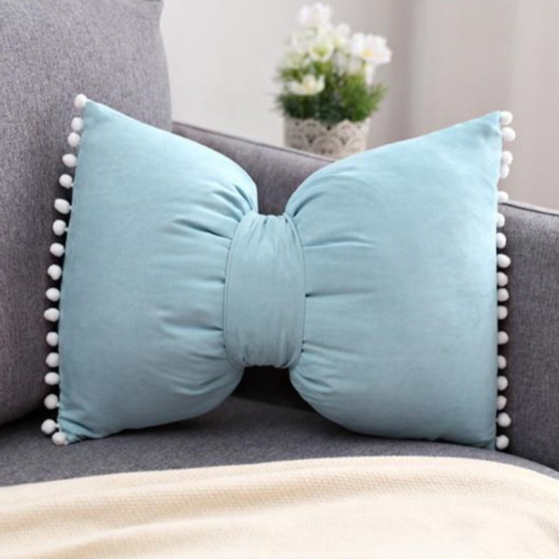 Bow-Shaped Throw Pillow - Unique Decorative Accent for Any Room 23