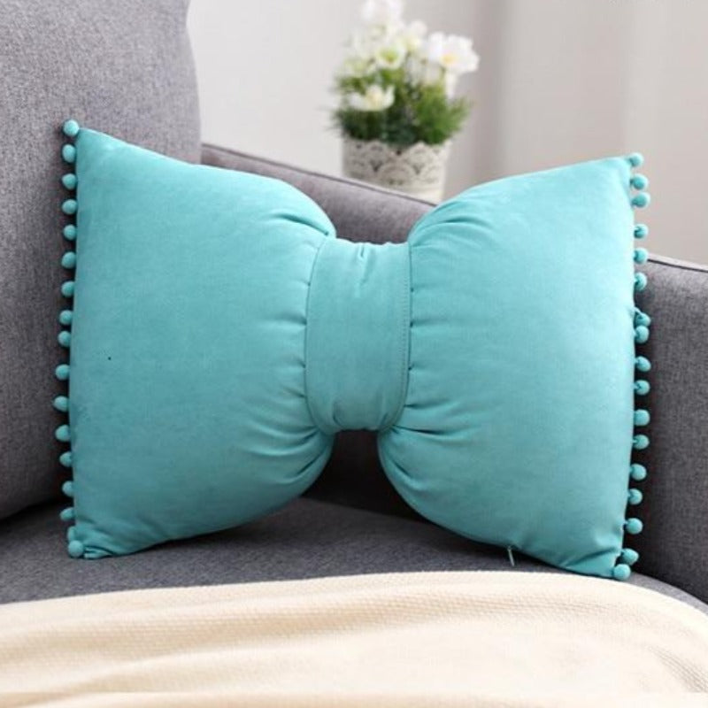 Bow-Shaped Throw Pillow - Unique Decorative Accent for Any Room 24
