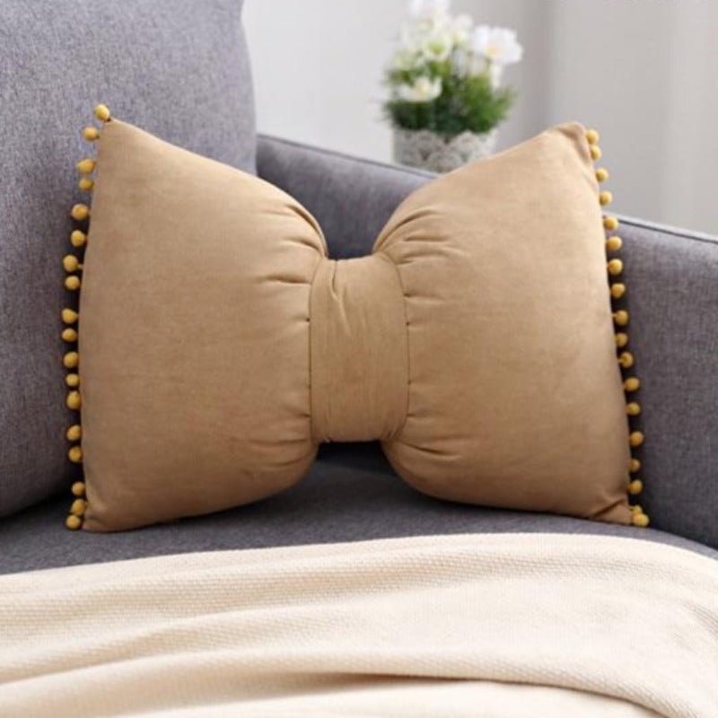 Bow-Shaped Throw Pillow - Unique Decorative Accent for Any Room 27