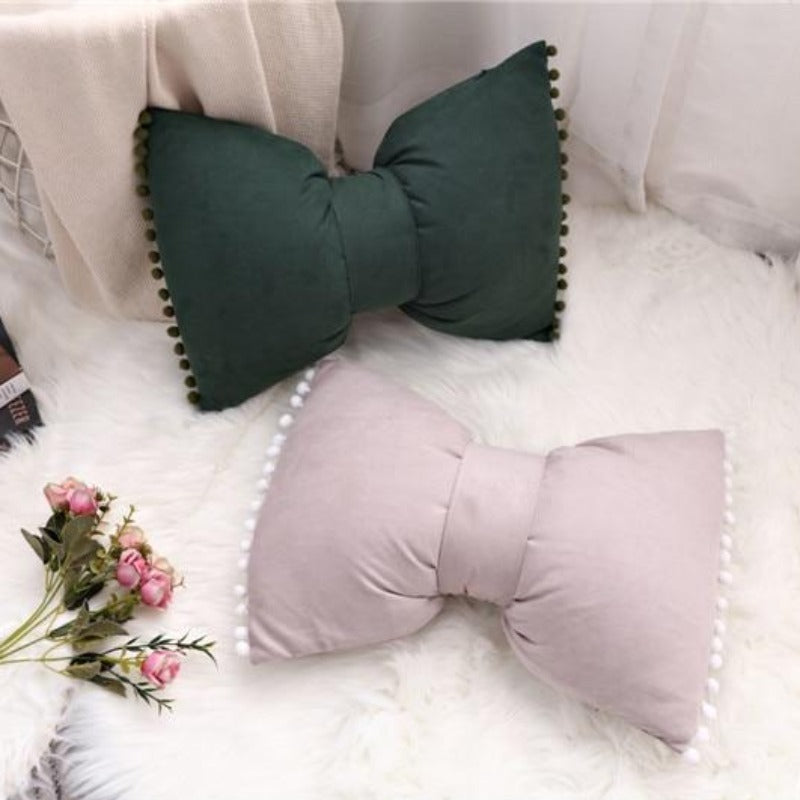 Bow-Shaped Throw Pillow - Unique Decorative Accent for Any Room 5