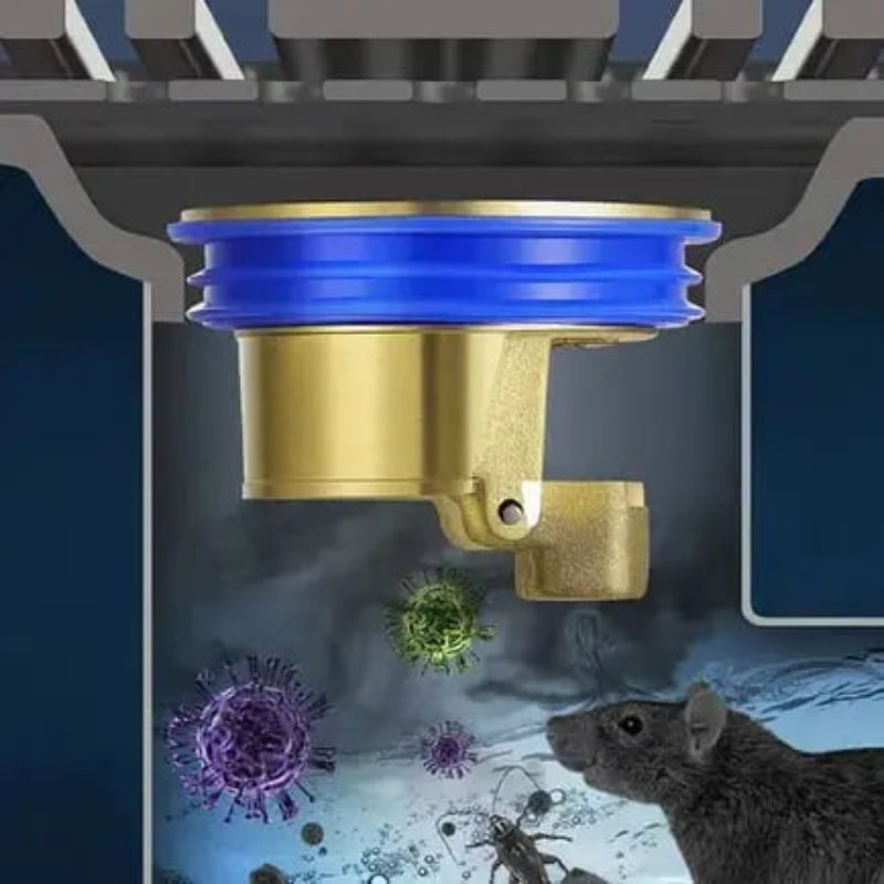 BowLift Drain Core - Anti-Odor Brass Solution with Hair Catcher 4