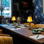 Brass Table Lamp - Wireless Design with Soft LED Lighting for Any Room 5