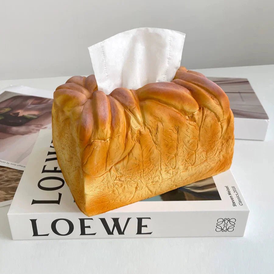 Bread-Shaped Tissue Holder - Fun Tissue Box Cover for Whimsical Decor 2