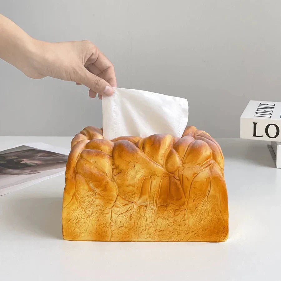 Bread-Shaped Tissue Holder - Fun Tissue Box Cover for Whimsical Decor 3