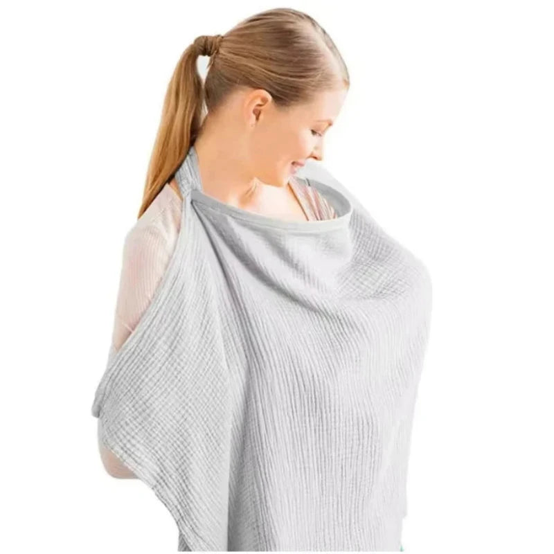Breathable Nursing Cover - Lightweight, Adjustable, Full Coverage 1