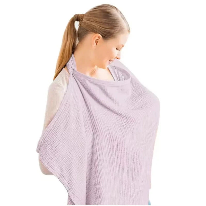 Breathable Nursing Cover - Lightweight, Adjustable, Full Coverage 4