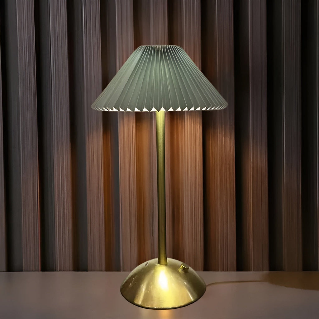 BrightGlow Cordless Table Lamp - Elegant, Battery Operated Design 2