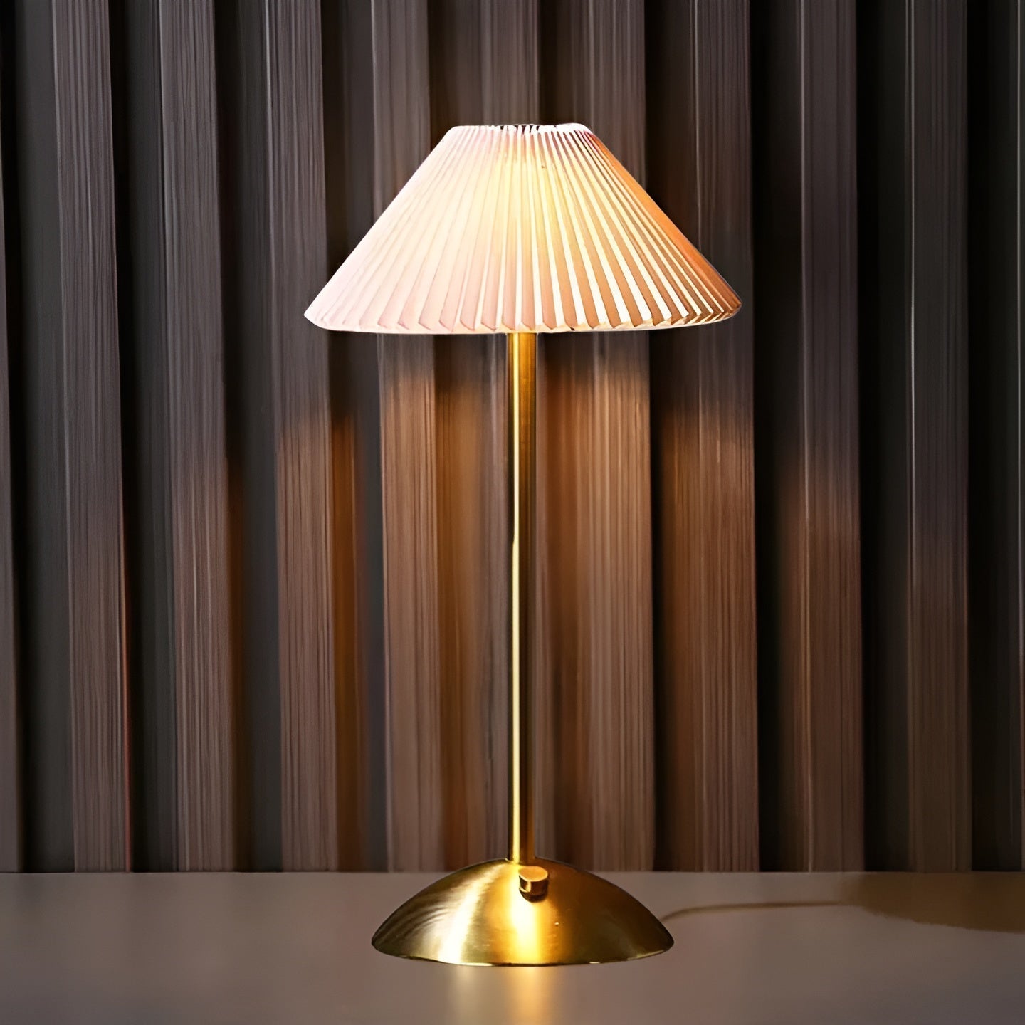 BrightGlow Cordless Table Lamp - Elegant, Battery Operated Design 3