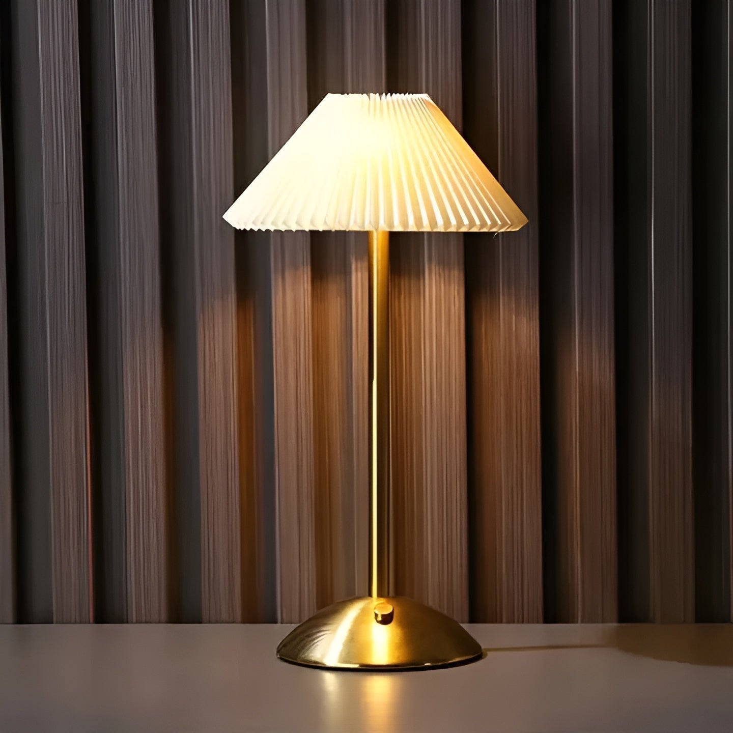 BrightGlow Cordless Table Lamp - Elegant, Battery Operated Design 4