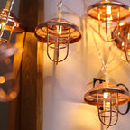 Bronze Art Deco LED String Light - Warm Glow & Adjustable Lengths 3