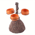 Broomstick Bowls - Unique Resin Halloween Snack & Salad Bowls 3