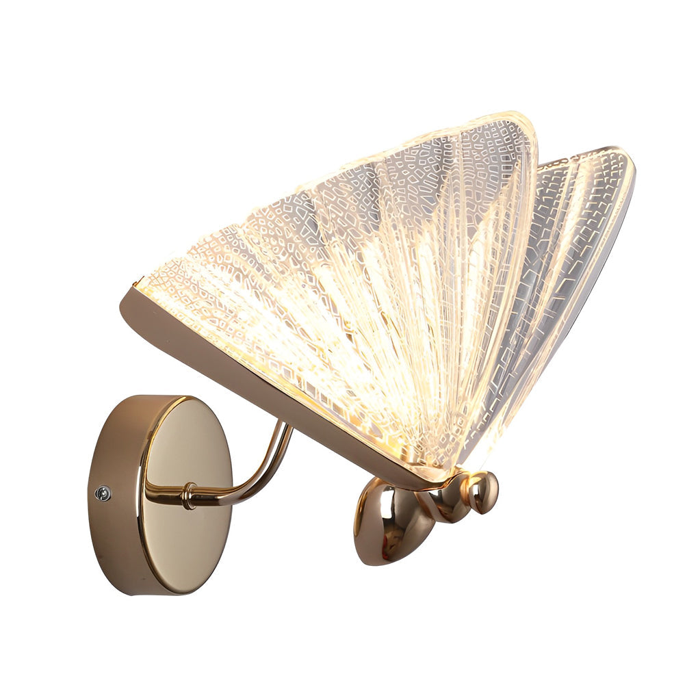 Butterfly Wall Lamp - Elegant Metal & Acrylic Sconce Light for Ambient Lighting 6