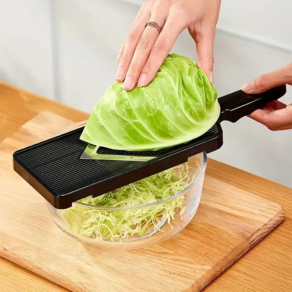 Cabbage Shredder - Sharp Stainless Steel Vegetable Slicer with Ergonomic Handle 1
