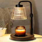 Candle Warmer Lamp - Flameless, Dimmable & Timer for Cozy Fragrance 0