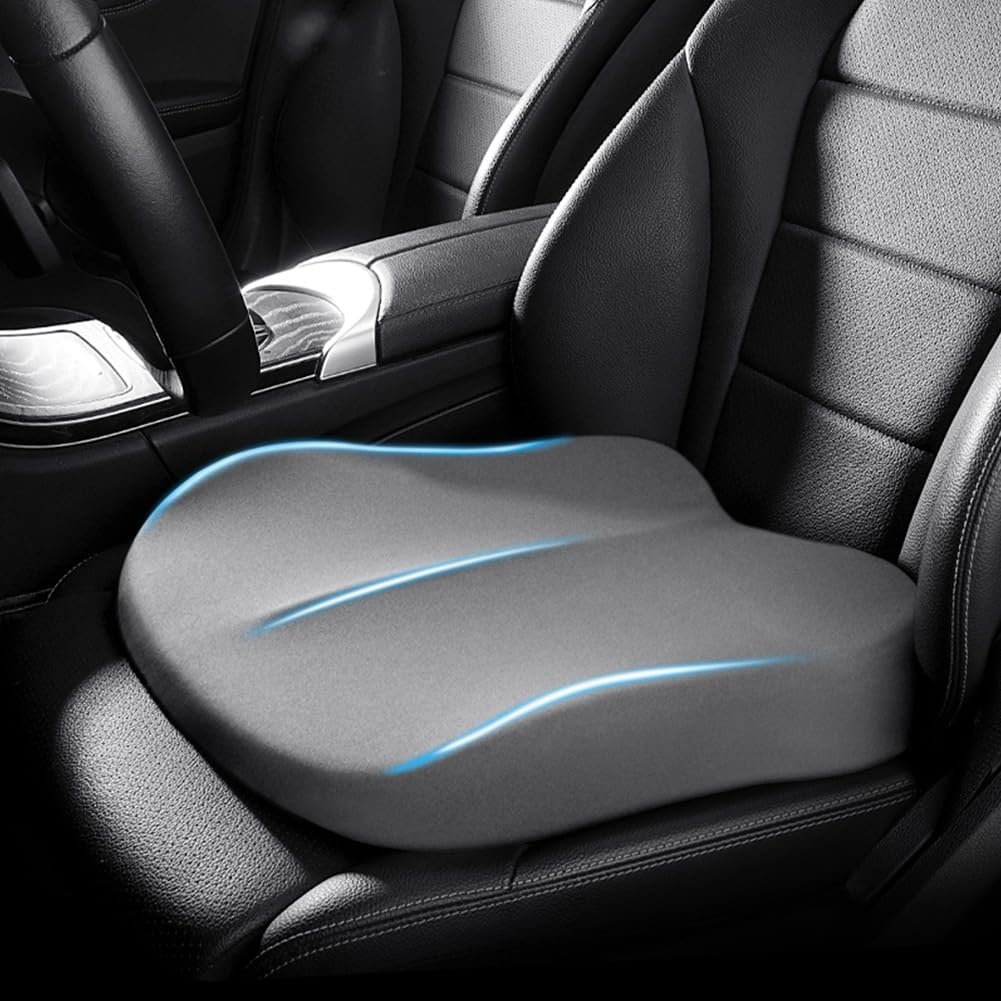 Car Seat Cushion - 3-Inch Height Boost with Memory Foam Comfort 11