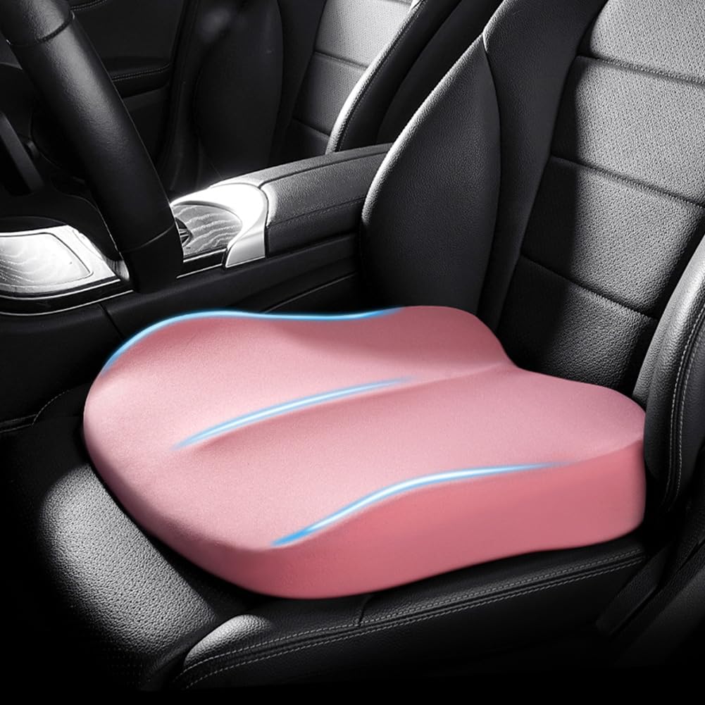 Car Seat Cushion - 3-Inch Height Boost with Memory Foam Comfort 9