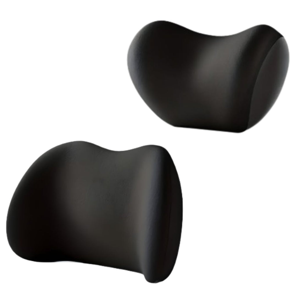 Car Seat Support Set - Ergonomic Neck & Lumbar Memory Foam Cushions 3