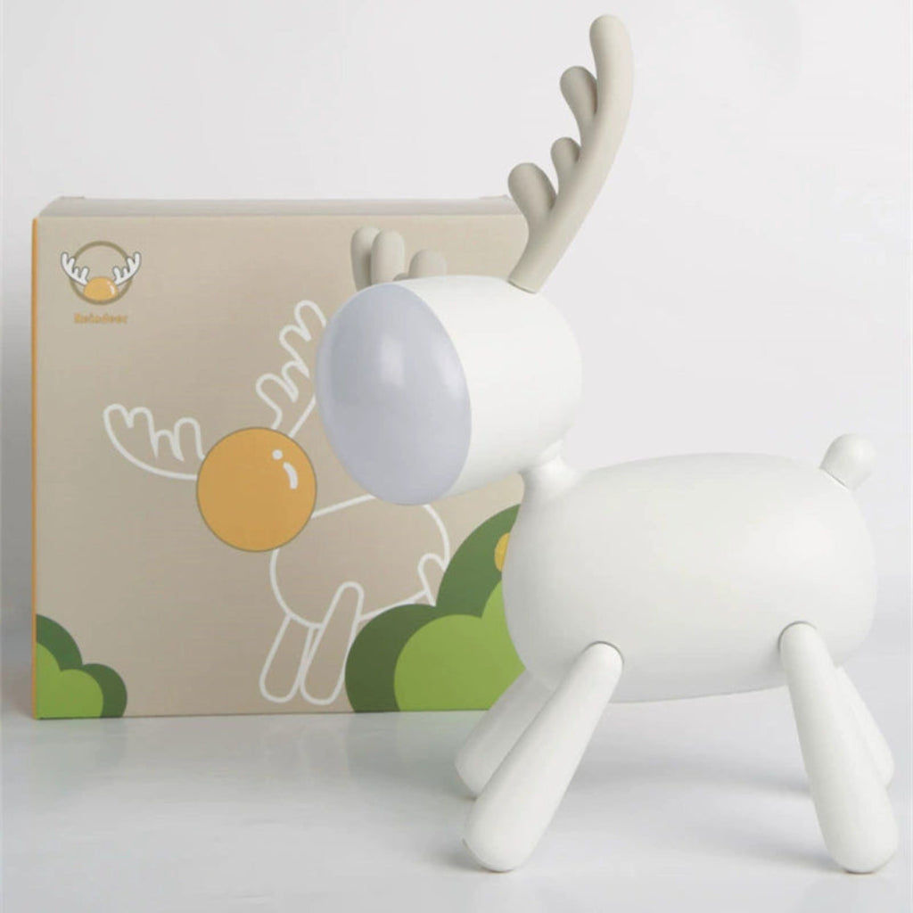 Cartoon Deer LED Night Light - Soft, USB Rechargeable Kids Lamp 3