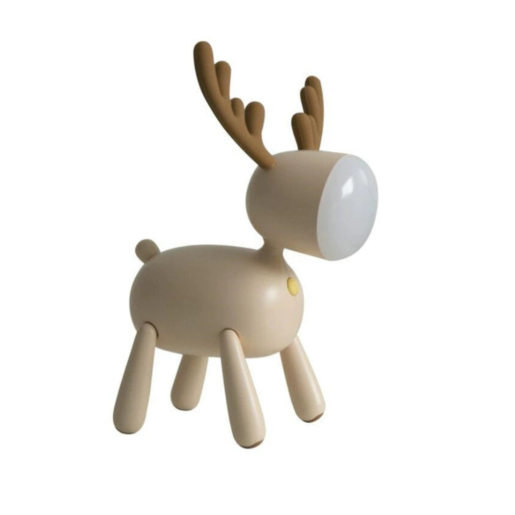 Cartoon Deer LED Night Light - Soft, USB Rechargeable Kids Lamp 5