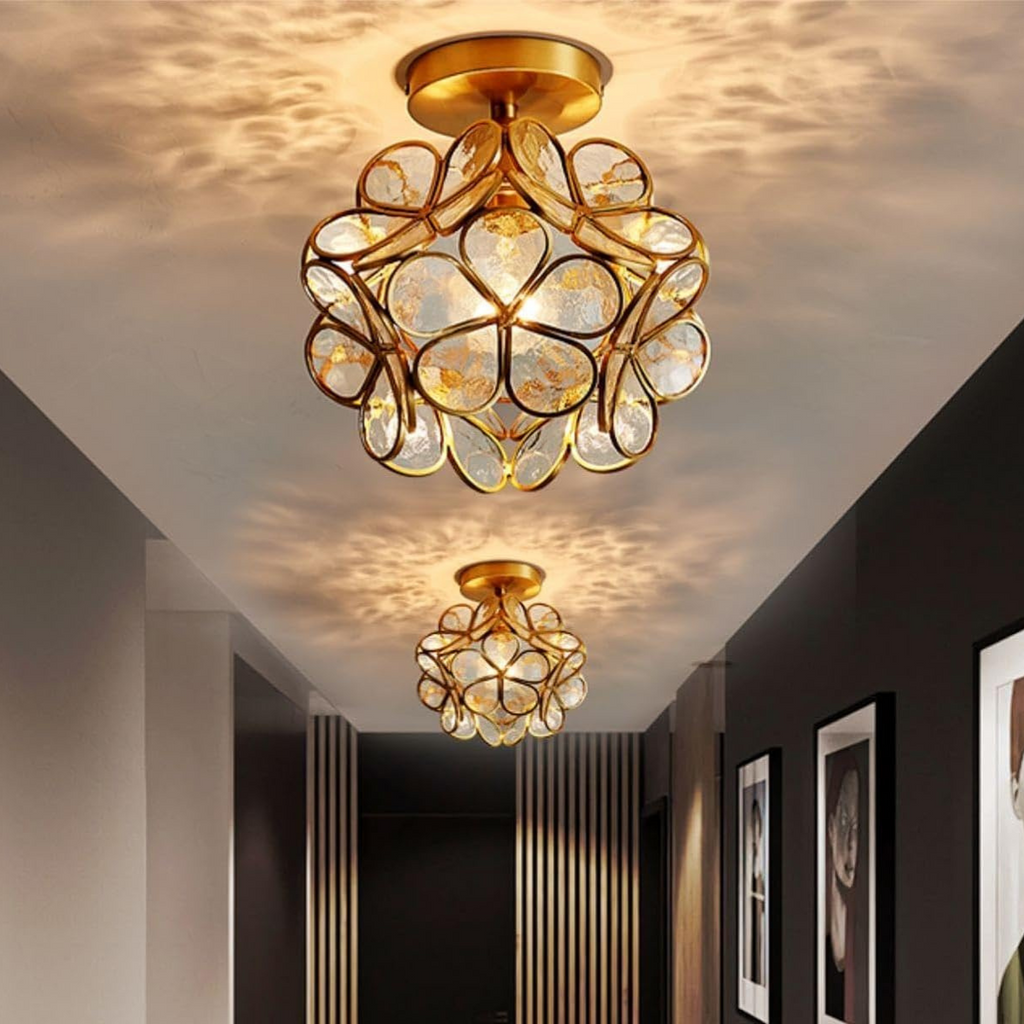 Ceiling Light - Floral Design with Soft Glow for Modern Interiors 1