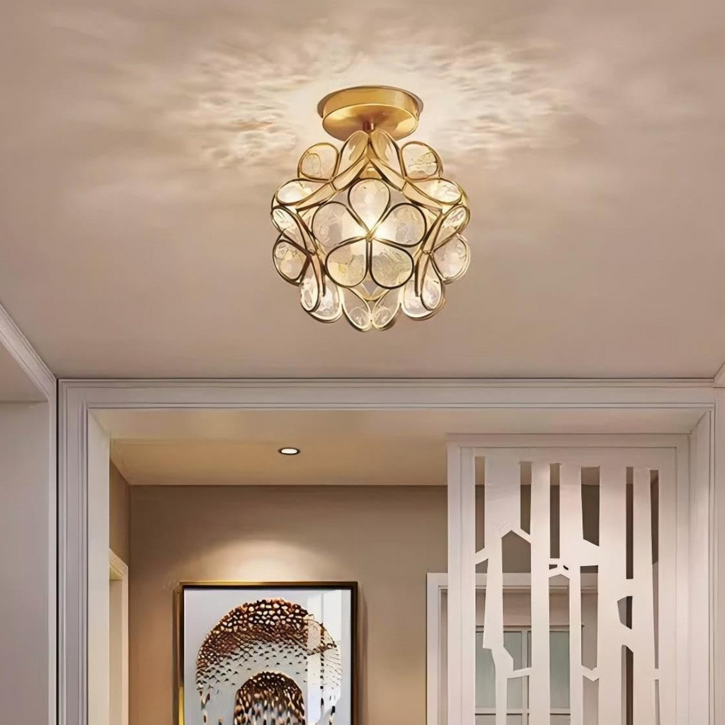 Ceiling Light - Floral Design with Soft Glow for Modern Interiors 3