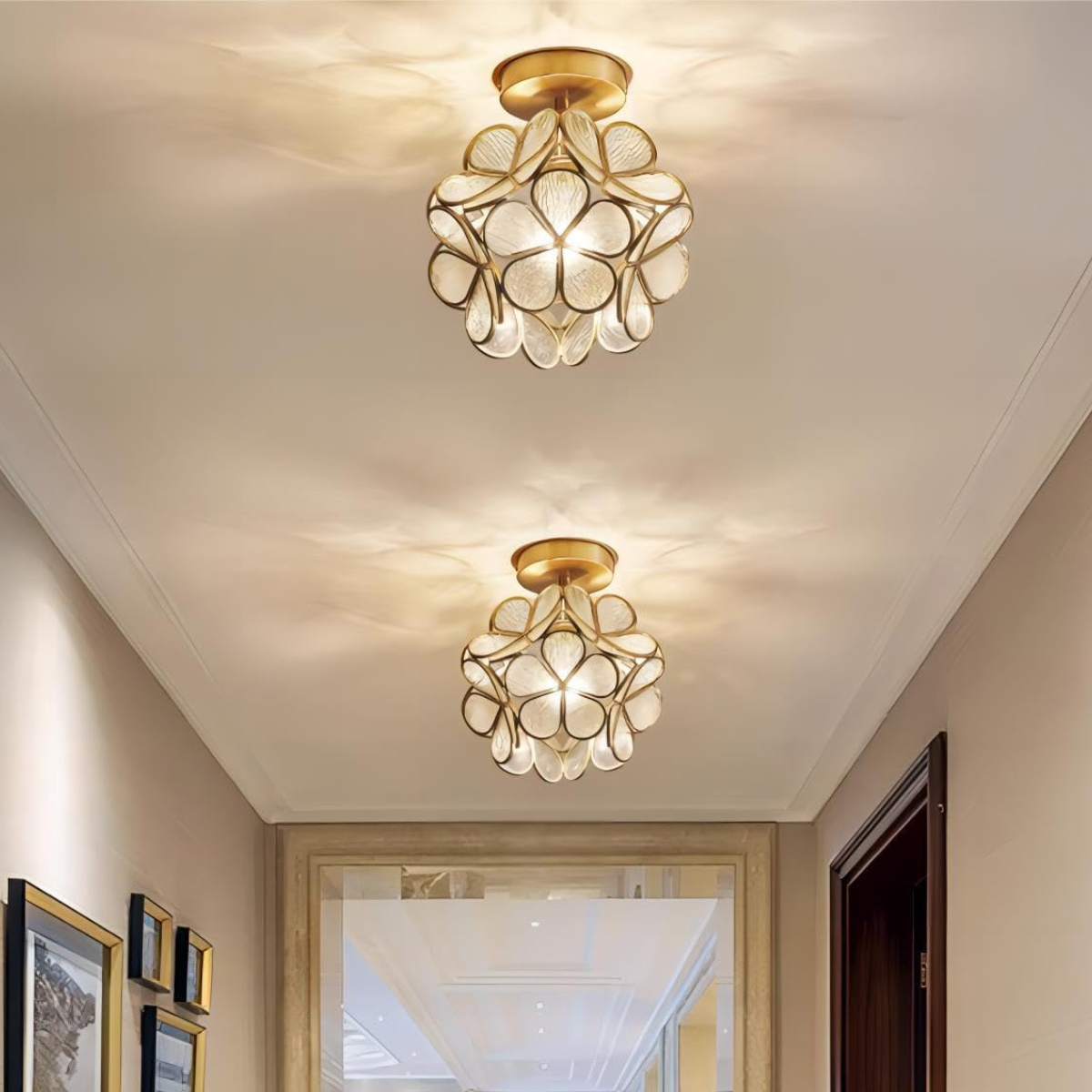 Ceiling Light - Floral Design with Soft Glow for Modern Interiors 4