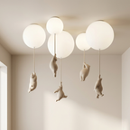 Ceiling Light Bear Balloon Design 12 x 10 in Decorative Indoor Fixture 0